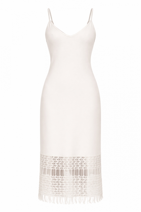 Сарафан трикотажний з мереживом 