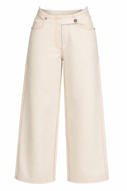 Natural tone straight-leg jeans Natural tone straight-leg jeans