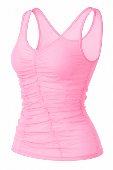 Майка з сітки зі стяжками