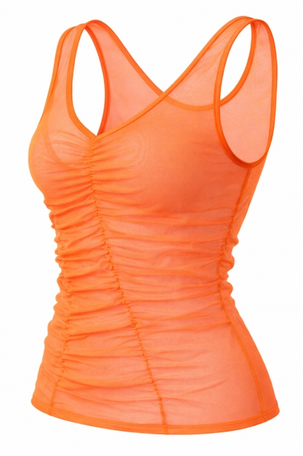 Майка з сітки зі стяжками