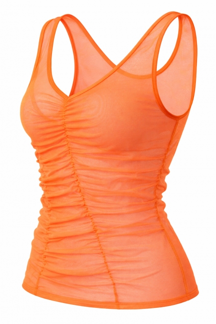 Майка з сітки зі стяжками