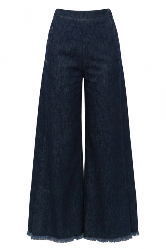Джинси палаццо з деніму 