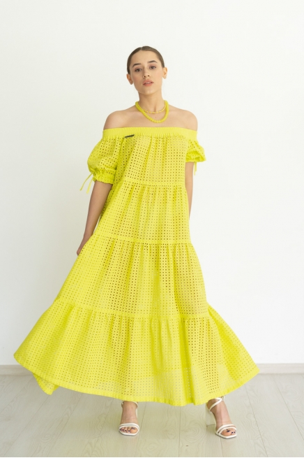 Lime oversized dress