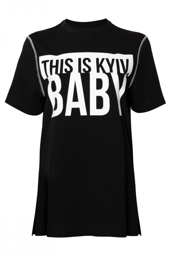 Black t-shirt This is KYIV, baby 