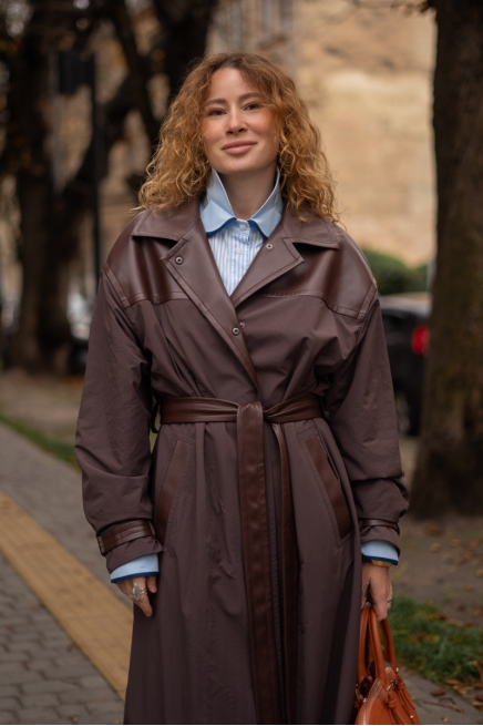 Chocolate trench coat Chocolate trench coat