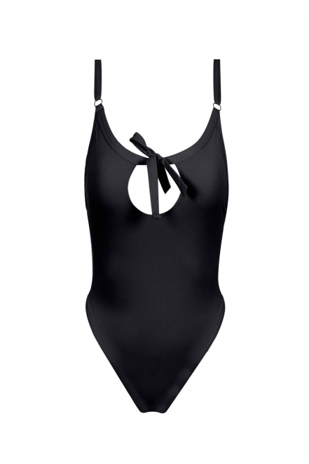 One-piece swimsuit with a print