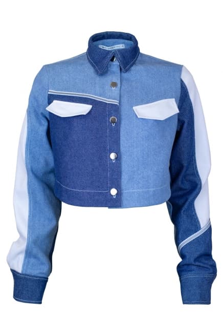 Jacket shortened smooth