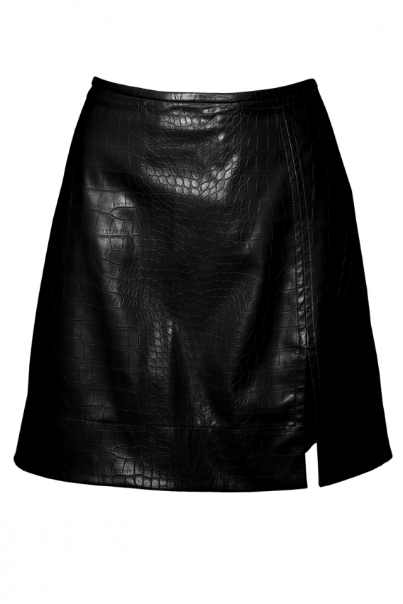 A-silhouette mini skirt black 