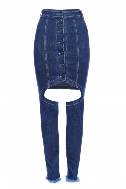 Спідниця-джинси денім