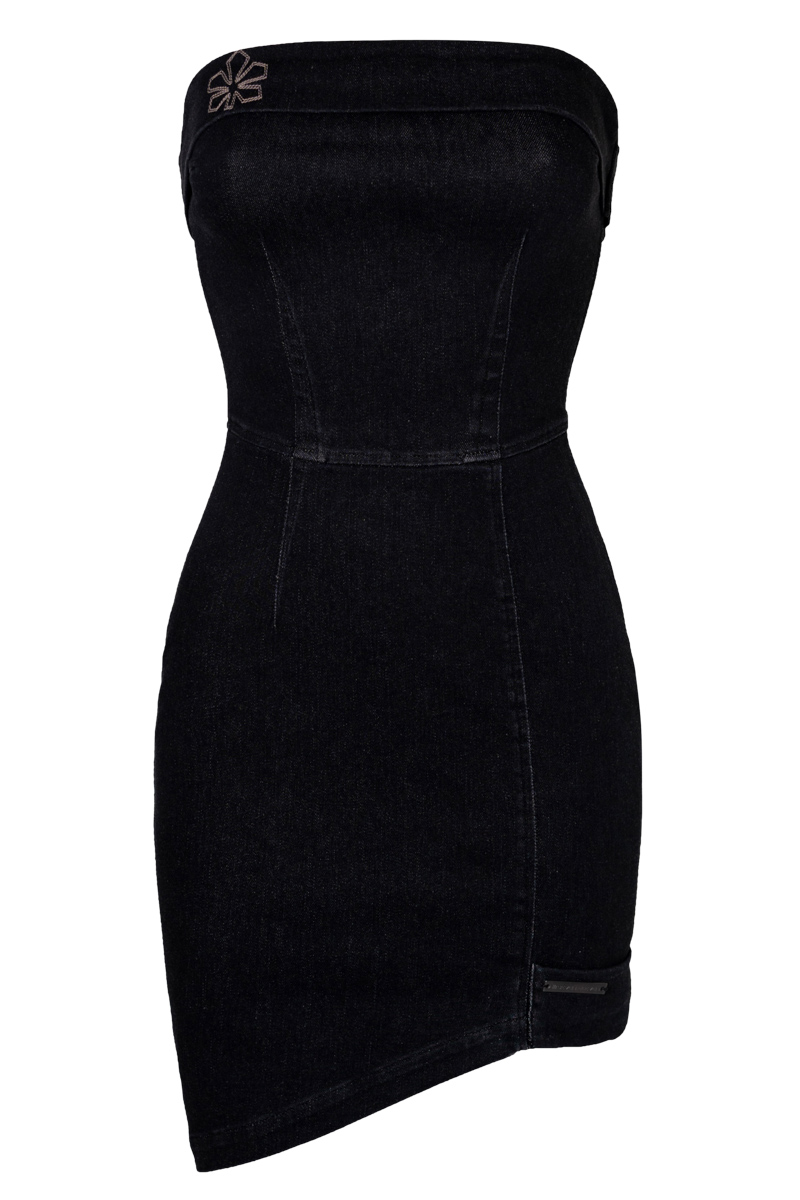 Black mini dress photo
