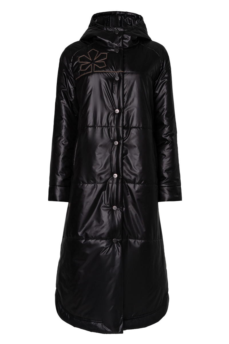 Black oversized coat
