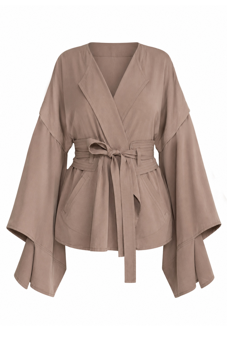 Tencel transform kimono