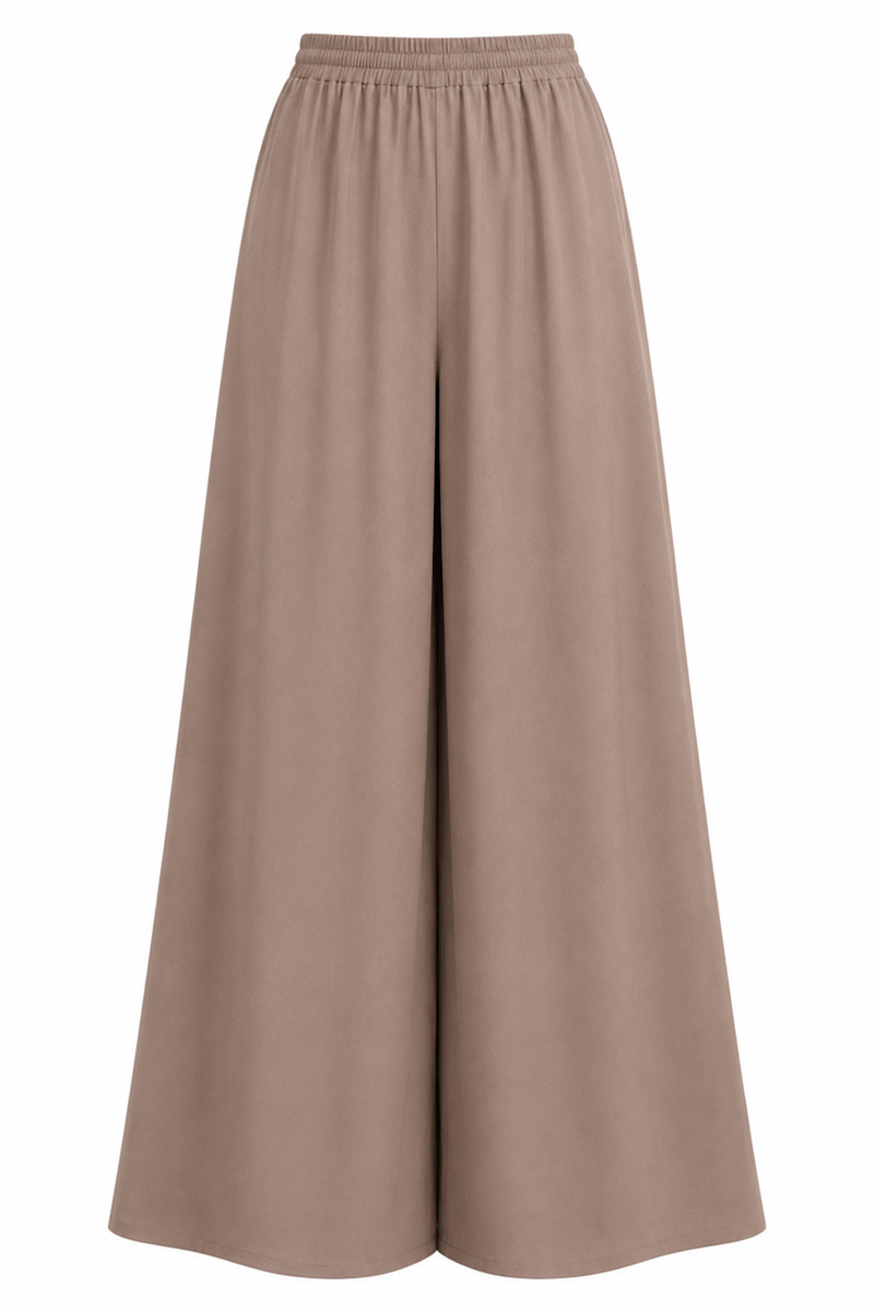 Cocoa tencel palazzo pants