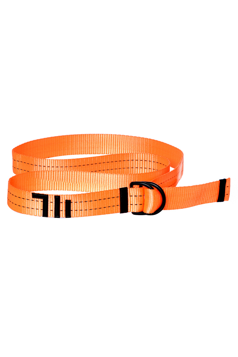 Orange nylon belt