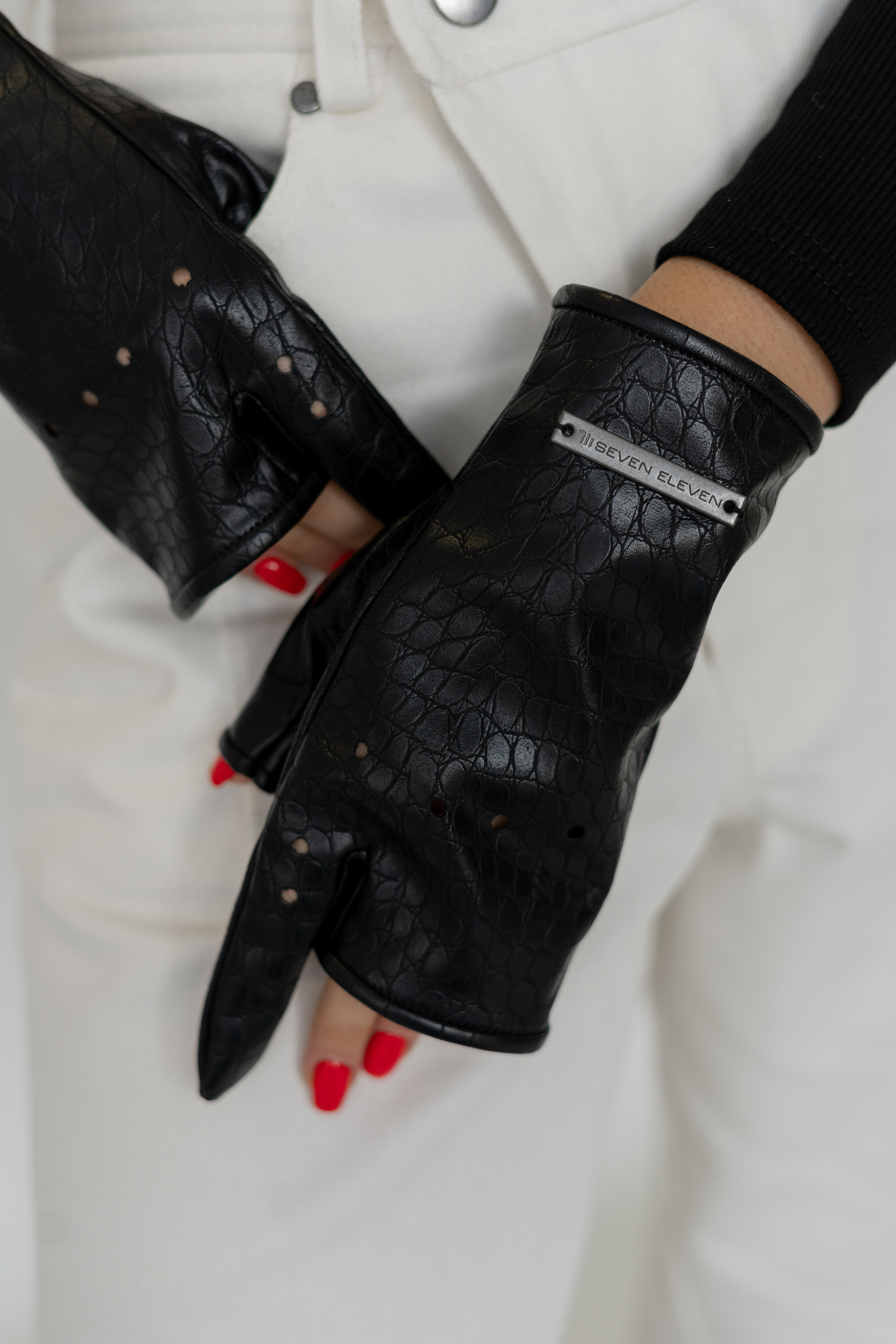 Fingerless gloves Myrta black photo 5