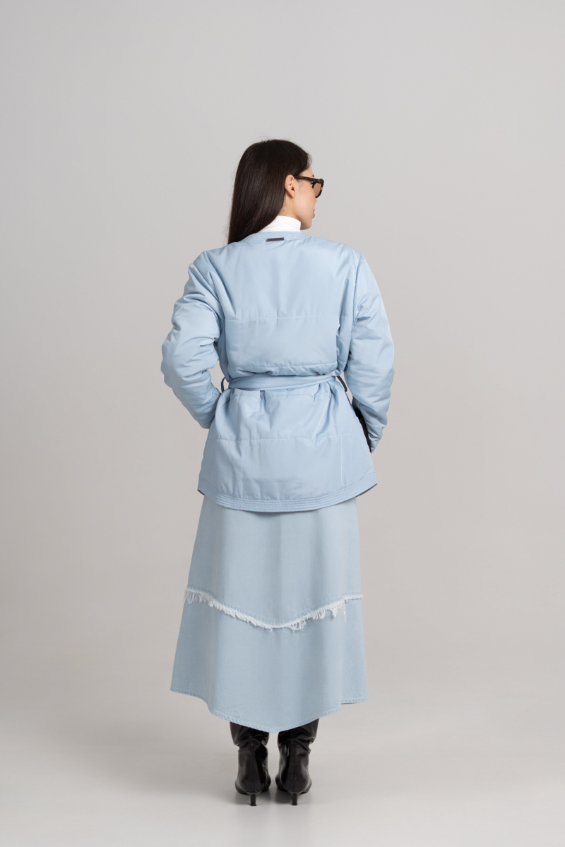 Куртка кімоно блакитна фото Куртка кімоно блакитна фото 3