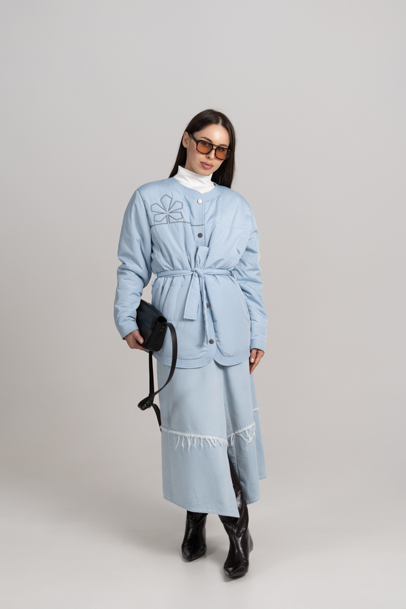 Куртка кімоно блакитна фото Куртка кімоно блакитна фото 1