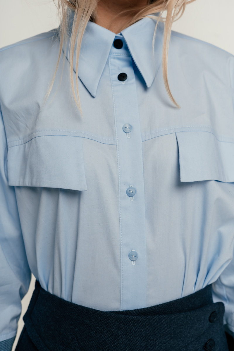 Semi-fitted shirt with double cuff Buxale photo 4