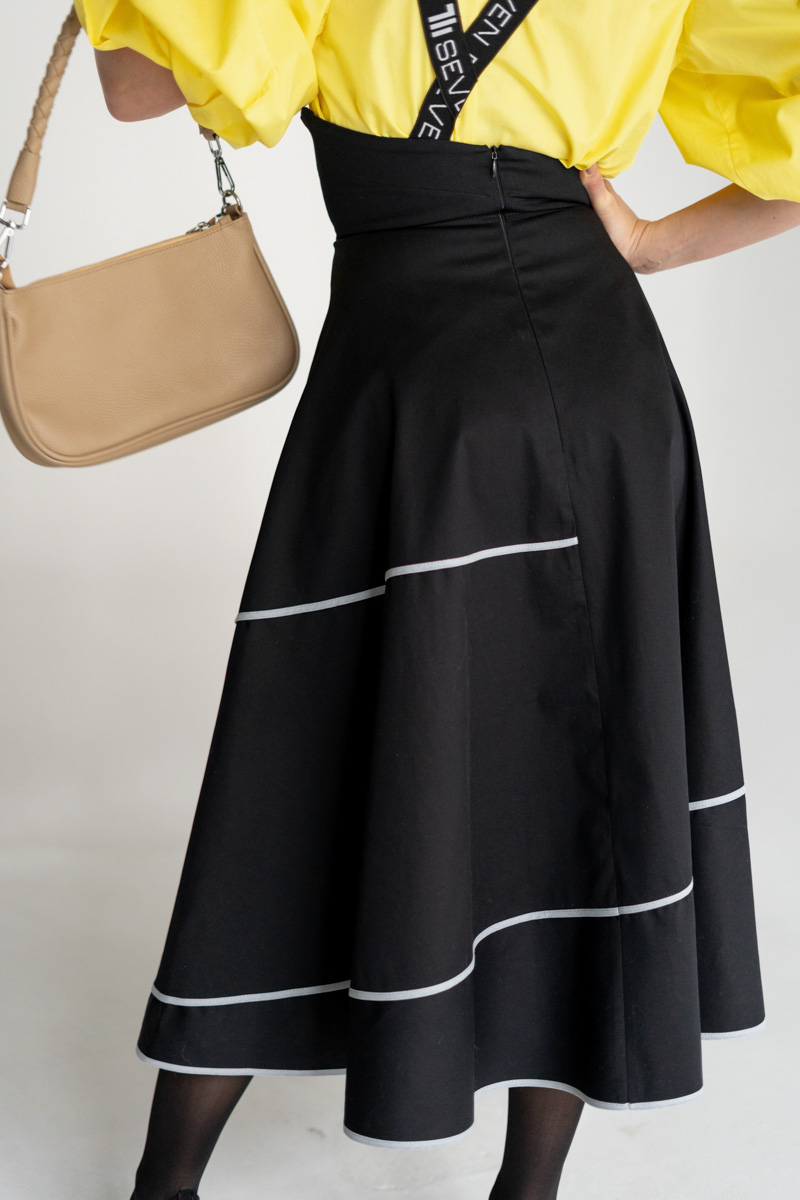 Black midi skirt photo 4