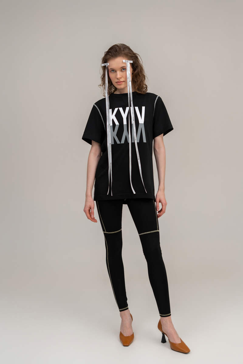 Black t-shirt KYIV photo 1