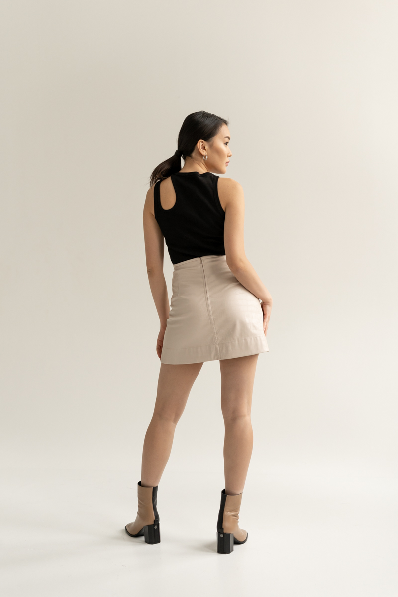A-silhouette mini skirt  photo 3