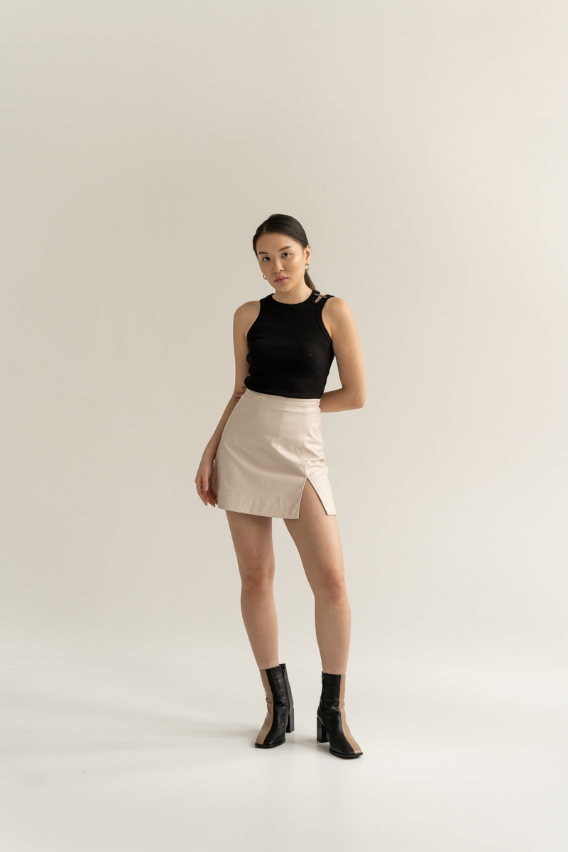 A-silhouette mini skirt  photo 7