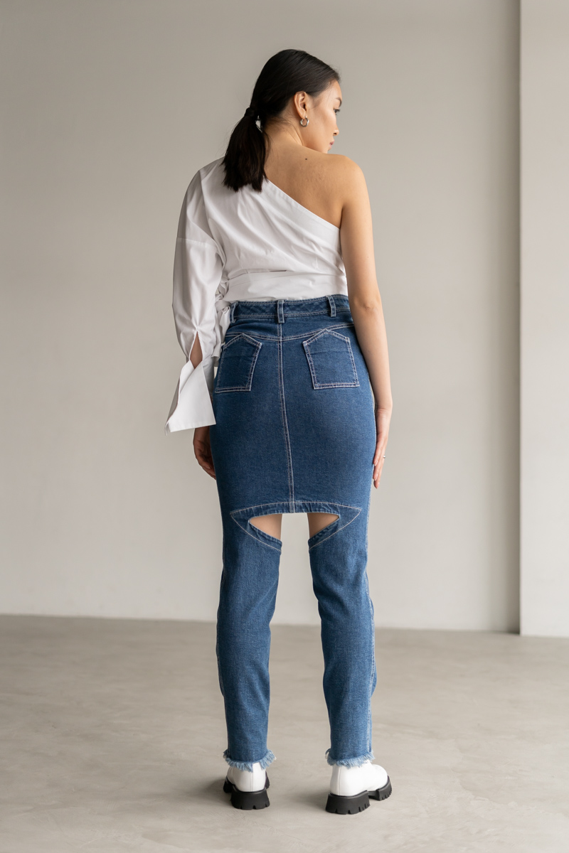 Skirt-jeans photo 3