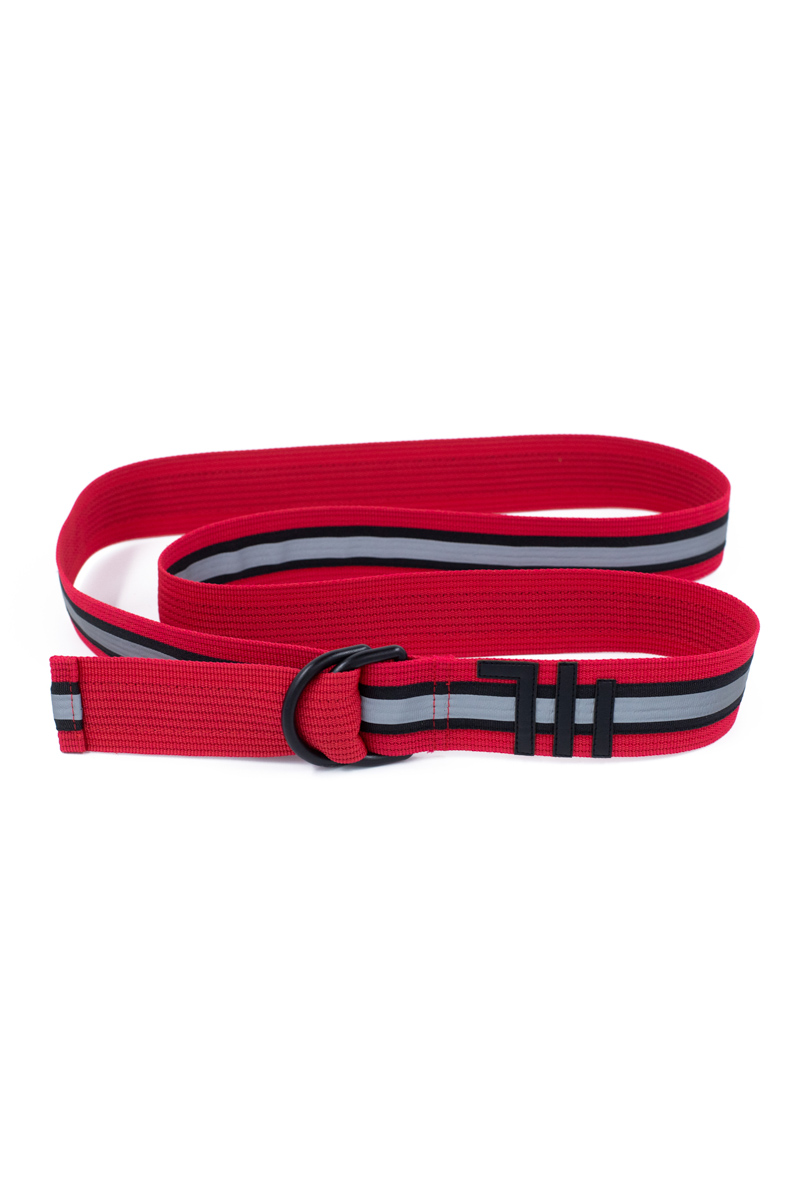 Red nylon belt